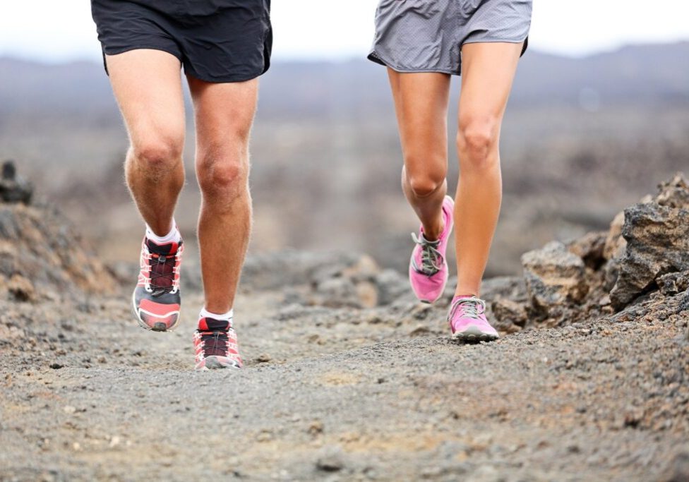 People running