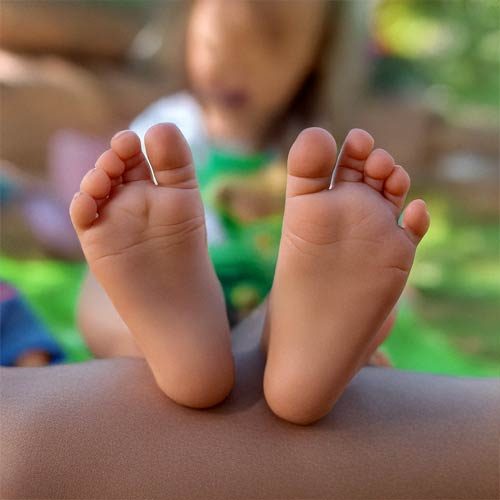 Child's feet